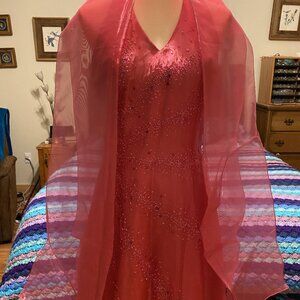 #28) Evening Gown: Strawberry Starburst
